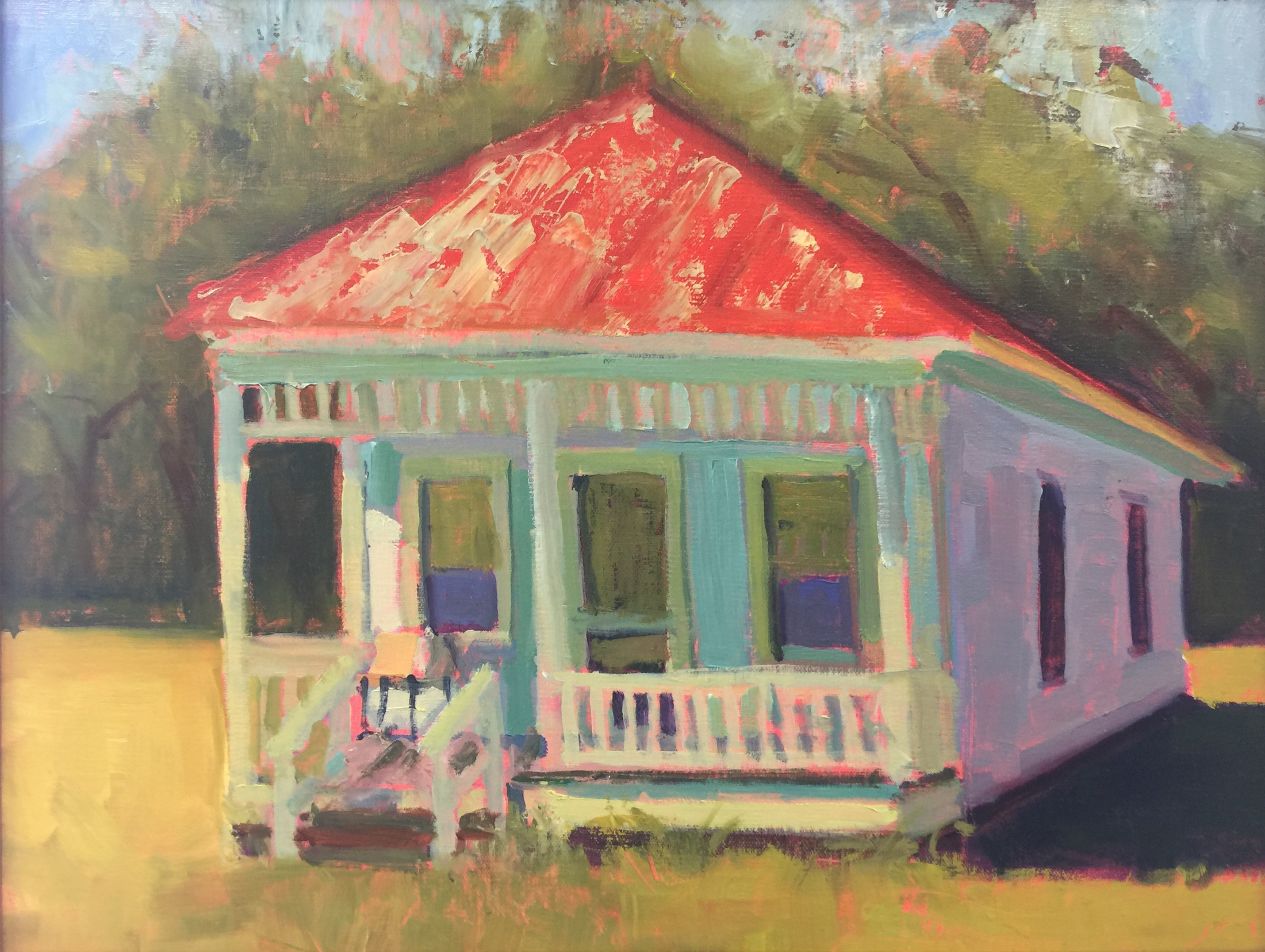 House on L St — 11x14 oil on panel 2017
