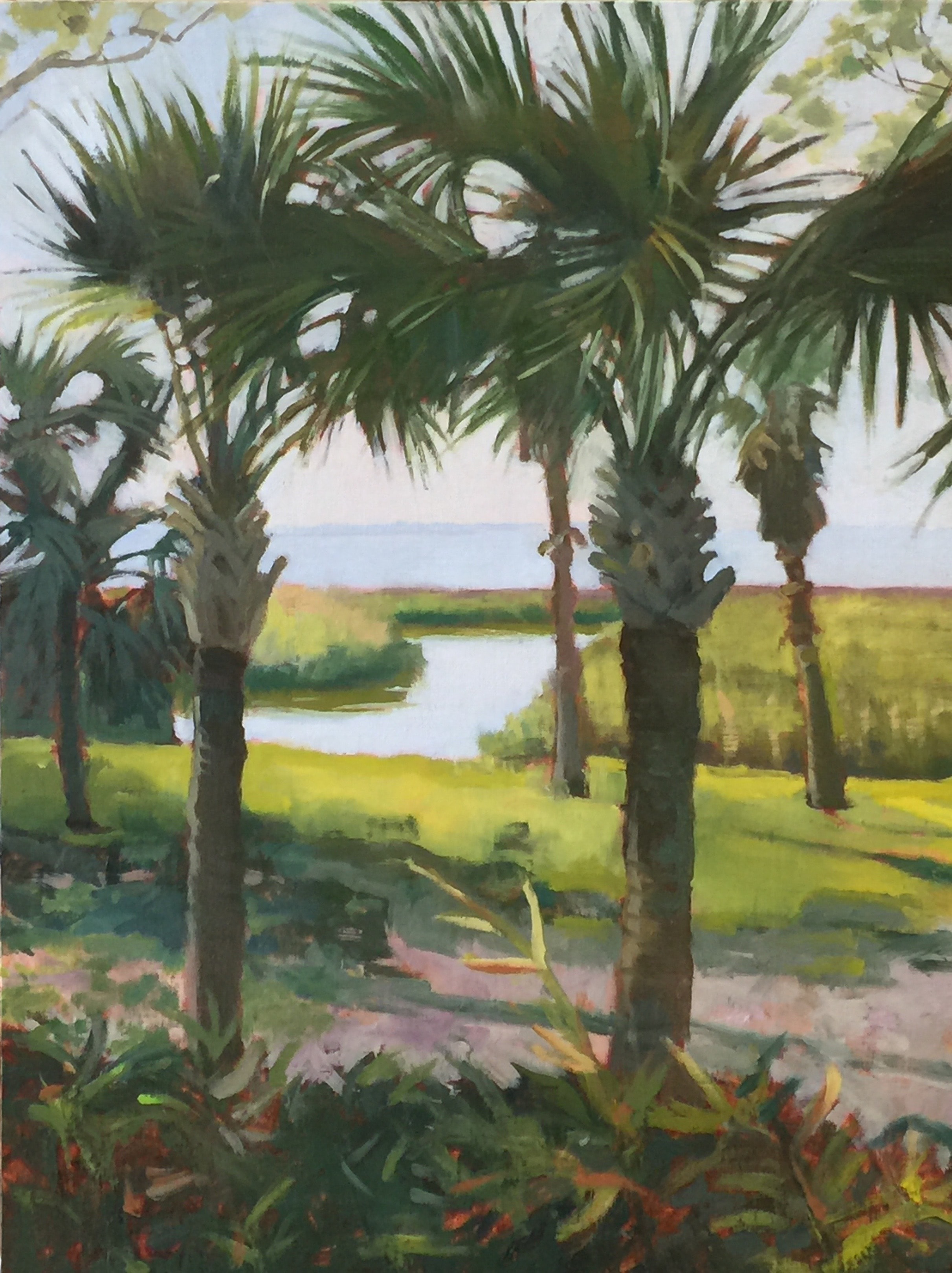 Karen's View — 20x16 oil on panel 2019