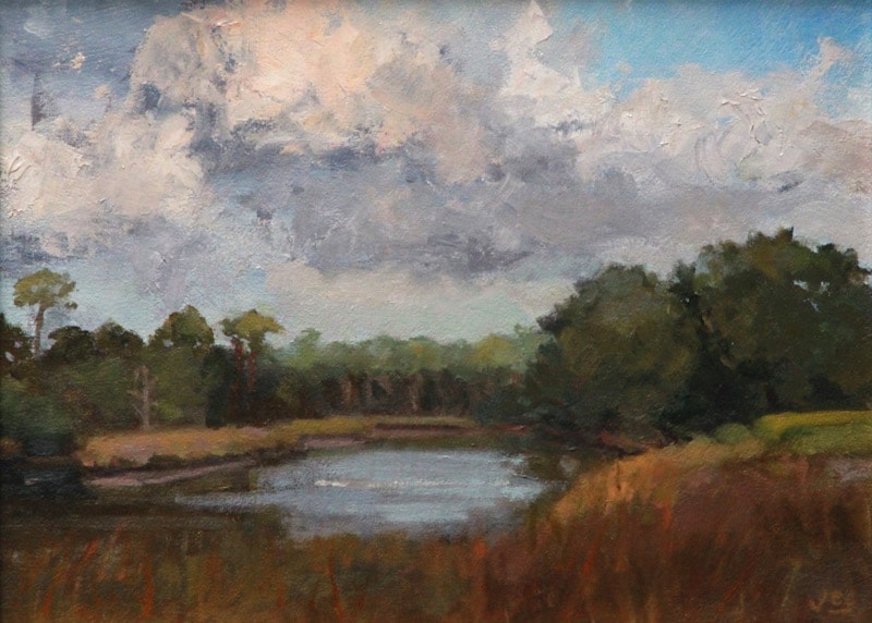 Mounds Pool, St Marks — 12x16 oil on panel 2012
