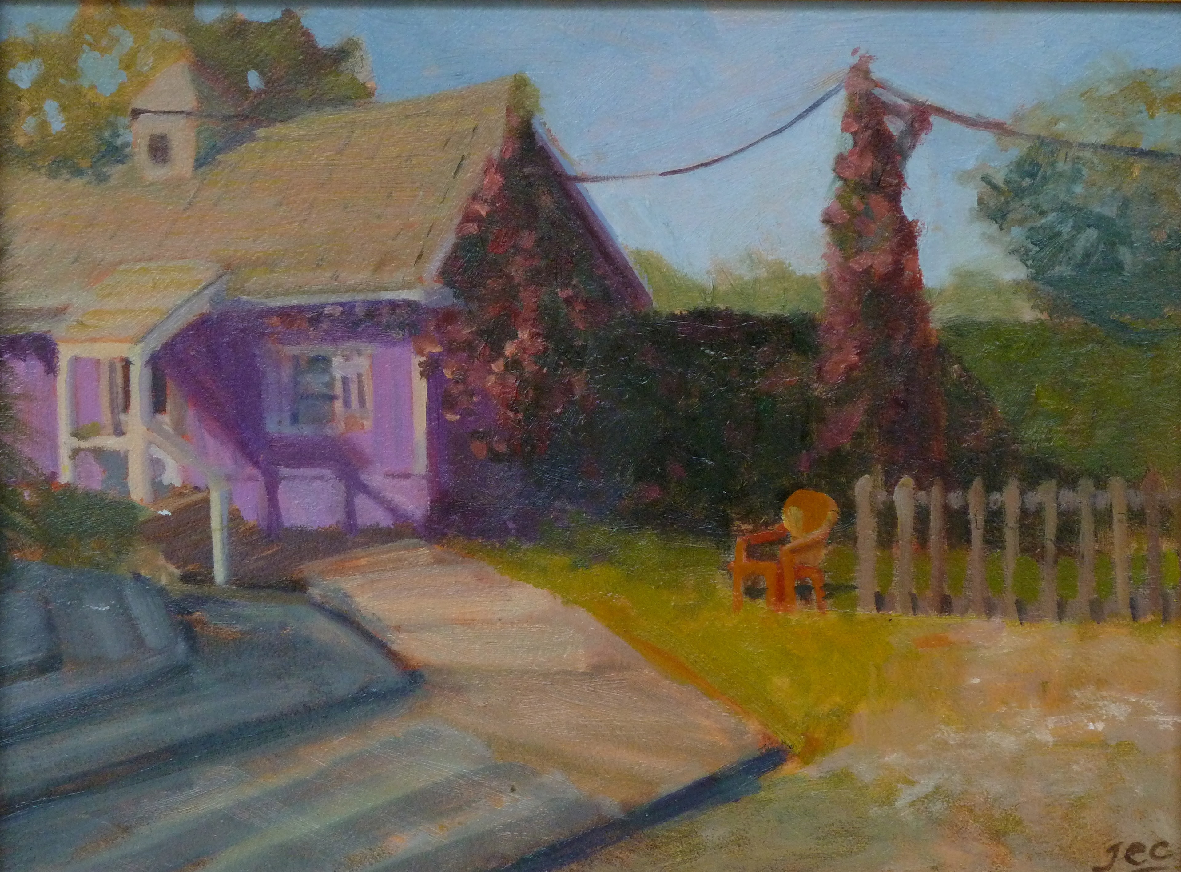 St George Cottage — 9x12 oil on panel 2012